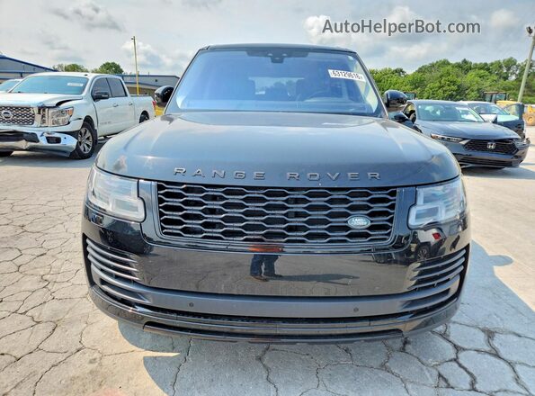 SALGS2SV9JA398875 2018 LAND ROVER RANGE Black Front view
