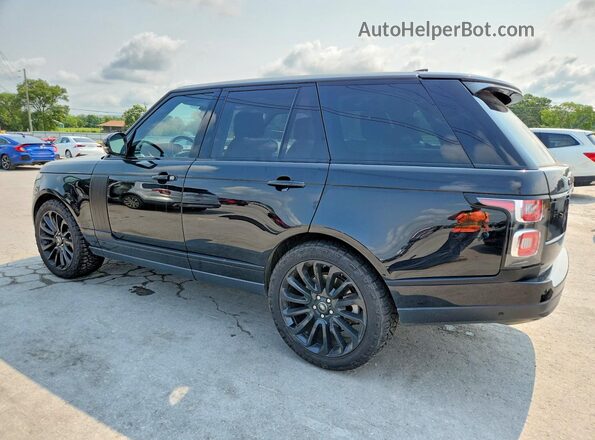 SALGS2SV9JA398875 2018 LAND ROVER RANGE Black Rear left