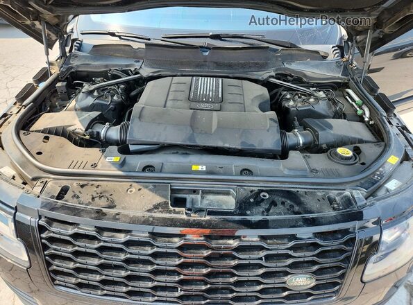 SALGS2SV9JA398875 2018 LAND ROVER RANGE Black Engine compartment view