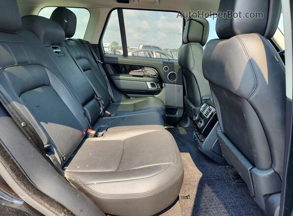 SALGS2SV9JA398875 2018 LAND ROVER RANGE Black Rear interior view