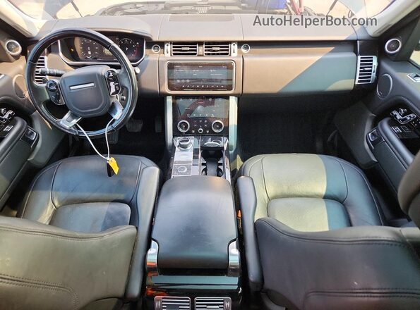SALGS2SV9JA398875 2018 LAND ROVER RANGE Black Dashboard view