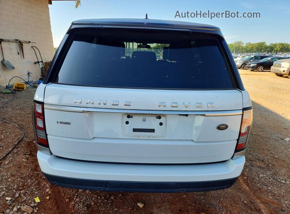SALGS2VF0GA280954 2016 LAND ROVER RANGE White Հետևի տեսք