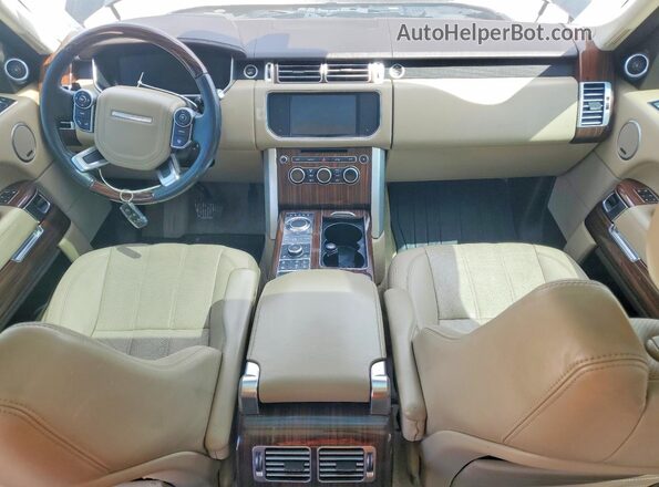 SALGS2VF6GA278982 2016 LAND ROVER RANGE Black Widok deski rozdzielczej