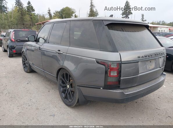 SALGS2VF8GA245398 2016 LAND ROVER RANGE ROVER Серый Задняя левая четверть
