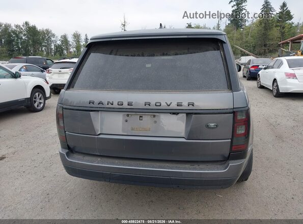 SALGS2VF8GA245398 2016 LAND ROVER RANGE ROVER Серый 