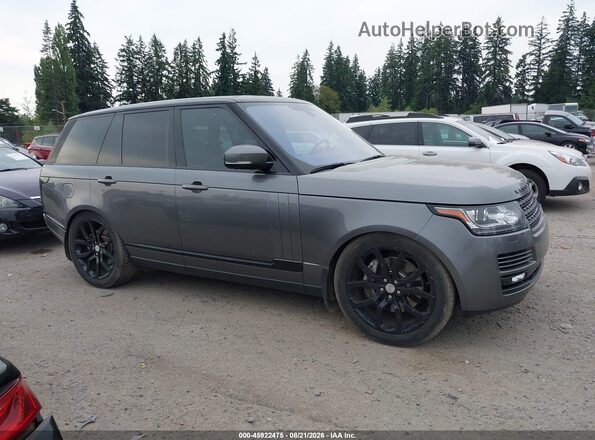 SALGS2VF8GA245398 2016 LAND ROVER RANGE ROVER Серый Вид задней части салона