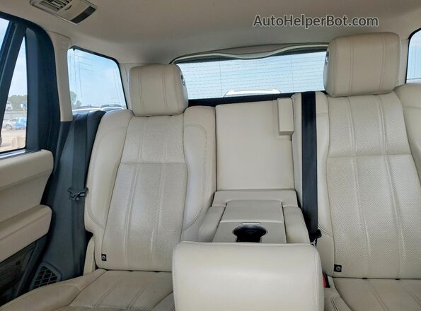 SALGS3EF6A302607 2016 LAND ROVER RANGE Black Вид задніх сидінь