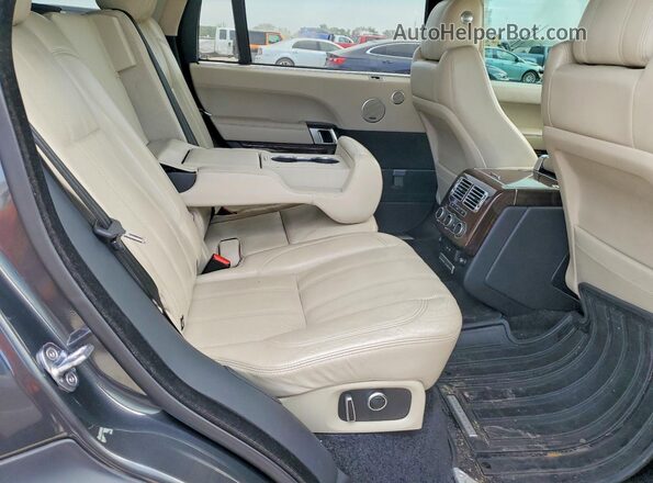 SALGS3EF6A302607 2016 LAND ROVER RANGE Black Вид задньої частини салону