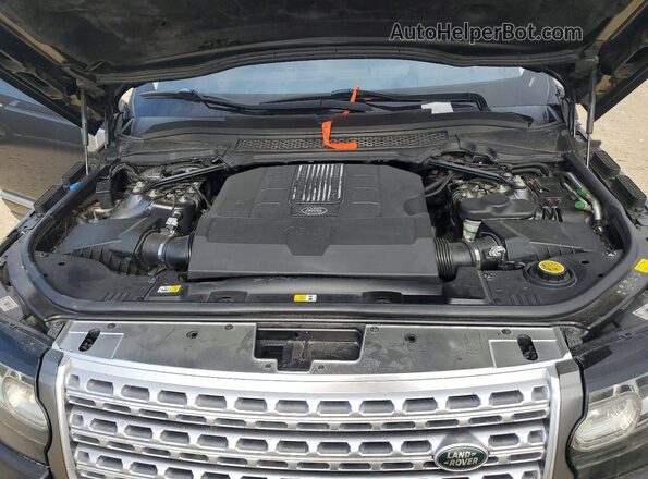 SALGS3EF6A302607 2016 LAND ROVER RANGE Black Вид підкапотного простору