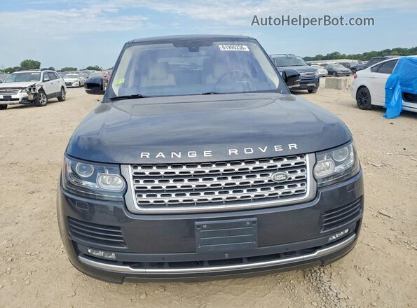SALGS3EF6A302607 2016 LAND ROVER RANGE Black Vista frontal