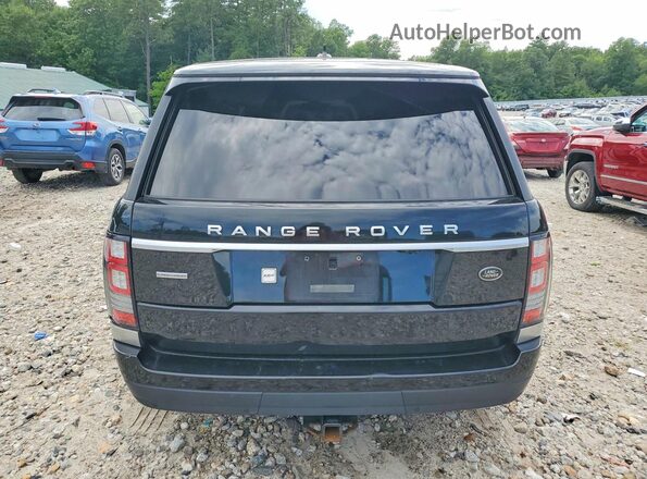 SALGS3EF6GA297828 2016 LAND ROVER RANGE Black უკანა ხედი