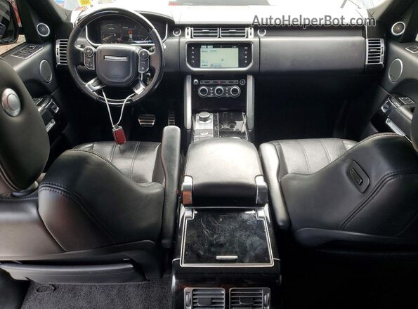 SALGS3EF6GA297828 2016 LAND ROVER RANGE Black წინა პანელის ხედი