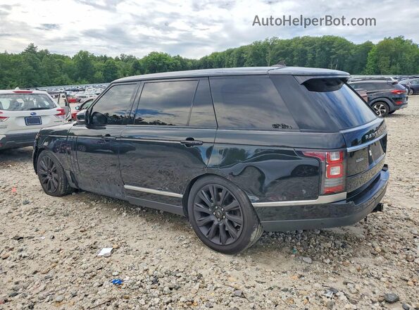 SALGS3EF6GA297828 2016 LAND ROVER RANGE Black უკანა მარცხენა