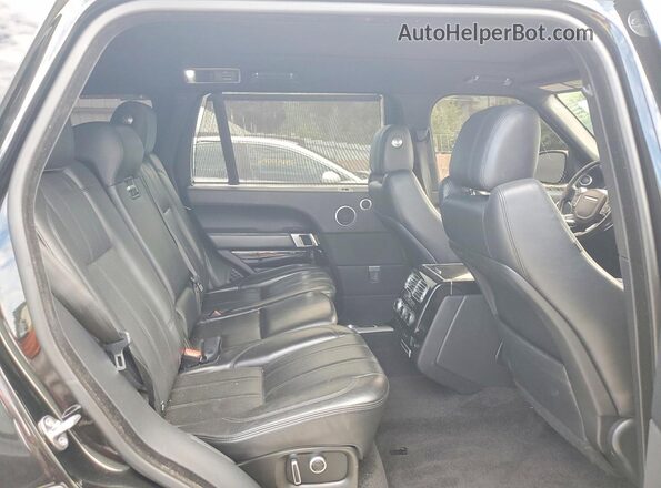 SALGS3EF6GA297828 2016 LAND ROVER RANGE Black უკანა სალონის ხედი