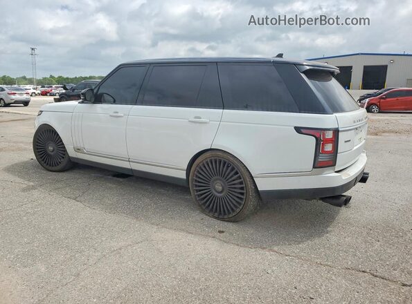 SALGS3EF8GA274454 2016 LAND ROVER RANGE White Задня ліва чверть