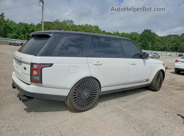 SALGS3EF8GA274454 2016 LAND ROVER RANGE White Задня права чверть