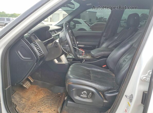 SALGS3EF8GA274454 2016 LAND ROVER RANGE White Вид салону спереду