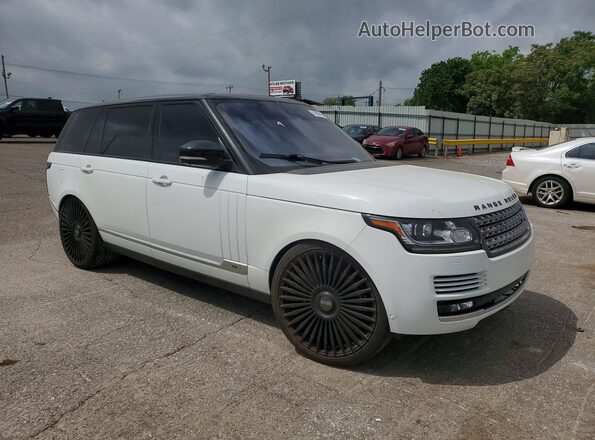 SALGS3EF8GA274454 2016 LAND ROVER RANGE White Передня права чверть