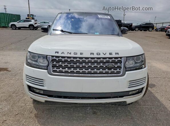 SALGS3EF8GA274454 2016 LAND ROVER RANGE White Вид спереду