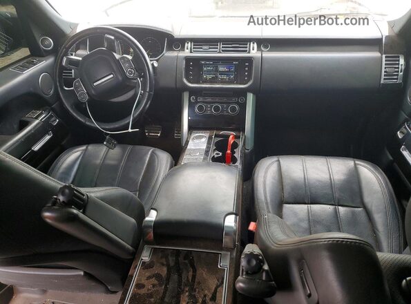 SALGS3EF8GA274454 2016 LAND ROVER RANGE White Вид панелі приладів