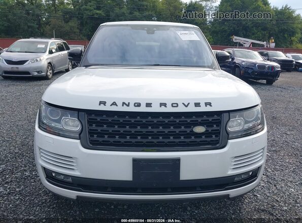 SALGS5FE5HA348268 2017 LAND ROVER RANGE ROVER White Vista del cuadro de instrumentos