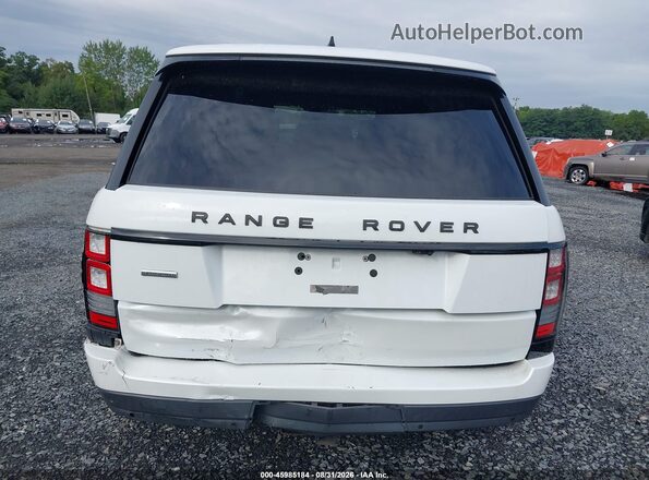 SALGS5FE5HA348268 2017 LAND ROVER RANGE ROVER White 
