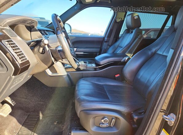 SALGS5FE8HA356896 2017 LAND ROVER RANGE Black Vista interior delantera