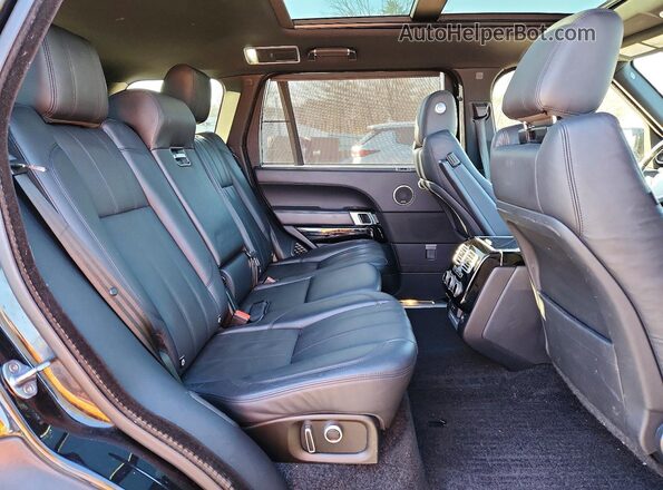 SALGS5FE8HA356896 2017 LAND ROVER RANGE Black Vista interior trasera