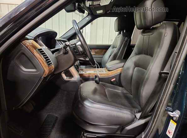 SALGS5RE0KA522122 2019 LAND ROVER RANGE Green Front interior view