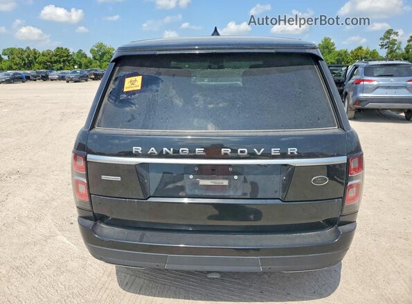 SALGS5RE1JA502833 2018 LAND ROVER RANGE Black უკანა ხედი