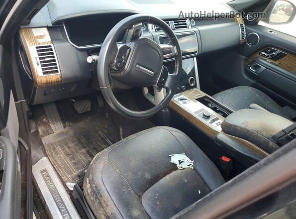 SALGS5RE1JA502833 2018 LAND ROVER RANGE Black წინა პანელის ხედი