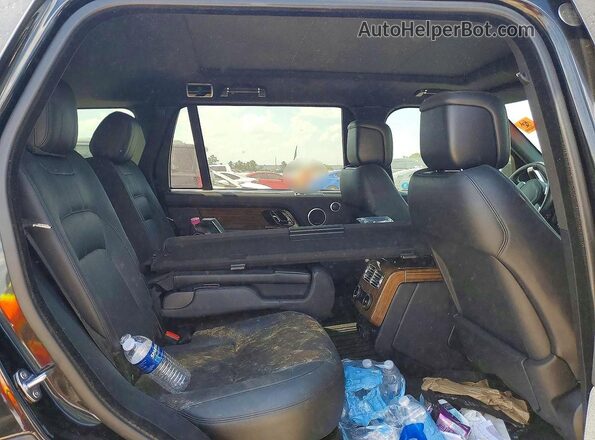 SALGS5RE1JA502833 2018 LAND ROVER RANGE Black უკანა სალონის ხედი