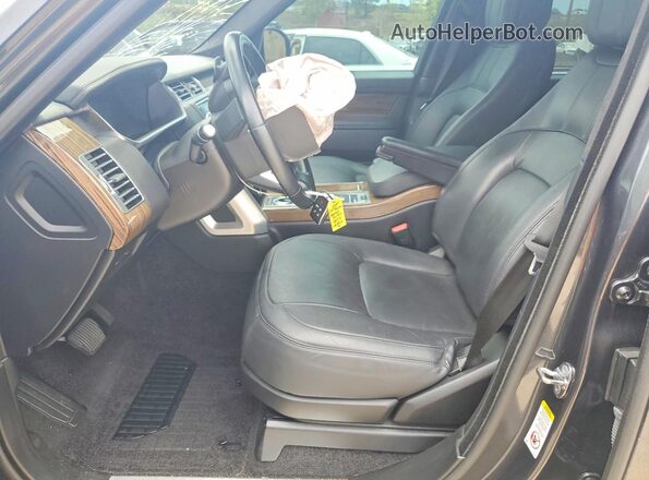 SALGS5RE9JA503535 2018 LAND ROVER RANGE Black Vista interior delantera