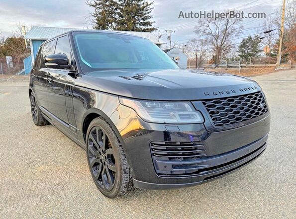 SALGS5SE0LA579304 2020 LAND ROVER RANGE Черный Задняя левая четверть