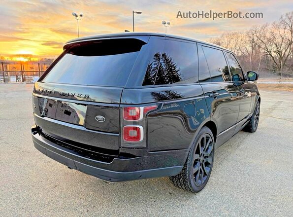 SALGS5SE0LA579304 2020 LAND ROVER RANGE Черный Передняя правая четверть