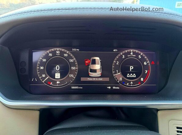 SALGS5SE0LA579304 2020 LAND ROVER RANGE Черный Вид подкапотного пространства