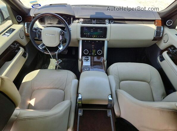 SALGS5SE4LA409348 2020 LAND ROVER RANGE Белый Вид панели приборов