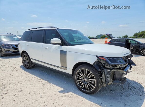 SALGS5SE4LA409348 2020 LAND ROVER RANGE Белый Передняя правая четверть