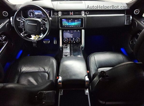 SALGS5SE5MA447964 2021 LAND ROVER RANGE Черный Вид панели приборов