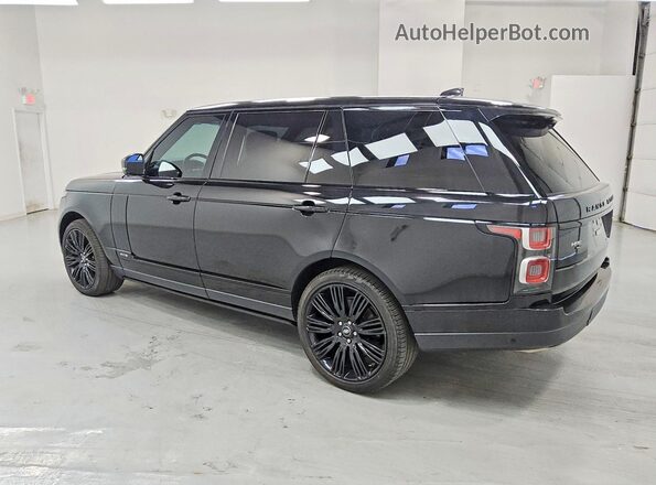SALGS5SE5MA447964 2021 LAND ROVER RANGE Черный Задняя левая четверть