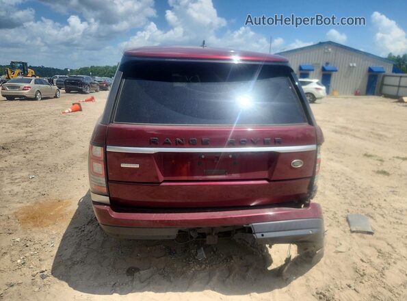 SALGV2EF2GA271454 2016 LAND ROVER RANGE Burgundy უკანა ხედი