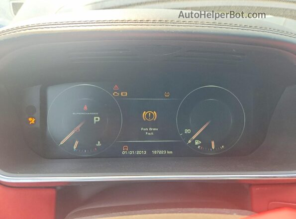SALGV2EFXGA254482 2016 LAND ROVER RANGE Black Vista del cuadro de instrumentos