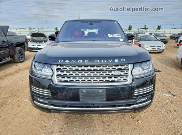 SALGV2FE0HA355361 2017 LAND ROVER RANGE Black Դիմացի տեսք