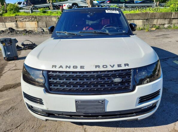 SALGV2FE5HA336823 2017 LAND ROVER RANGE Белый Вид спереди