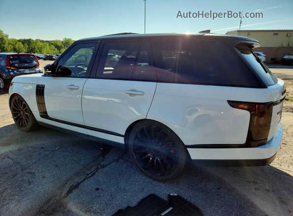 SALGV2FE5HA336823 2017 LAND ROVER RANGE Белый Задняя левая четверть