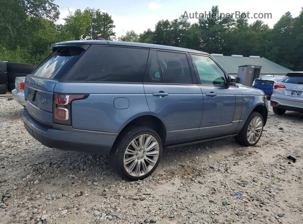 SALGV2RE2JA503320 2018 LAND ROVER RANGE Blue Задня права чверть