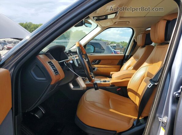 SALGV2RE2JA503320 2018 LAND ROVER RANGE Blue Вид салону спереду