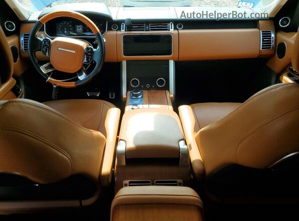 SALGV2RE2JA503320 2018 LAND ROVER RANGE Blue Вид панелі приладів