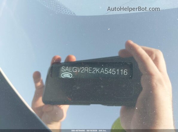 SALGV2RE2KA545116 2019 LAND ROVER RANGE ROVER White 