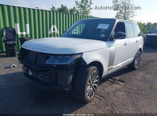 SALGV2RE2KA545116 2019 LAND ROVER RANGE ROVER White Առջևի ձախ երեք քառորդ տեսարան